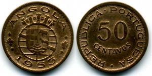50 Centavo 葡萄牙 / 葡屬西非 (1575 - 1975) 青铜 