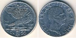 50 Centesimo Kingdom of Italy (1861-1946) Acciaio 