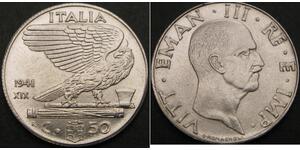 50 Centesimo Kingdom of Italy (1861-1946) Acciaio 