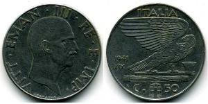 50 Centesimo Kingdom of Italy (1861-1946) Acciaio 