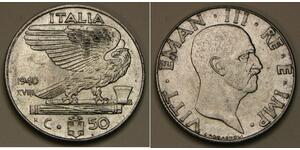 50 Centesimo Kingdom of Italy (1861-1946) Acero 
