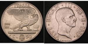 50 Centesimo Kingdom of Italy (1861-1946) Acero 