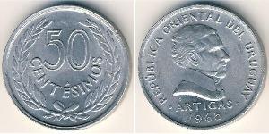 50 Centesimo Uruguay (1825 - ) Aluminium 