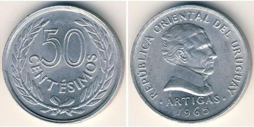 50 Centesimo Uruguay (1825 - ) Aluminium 