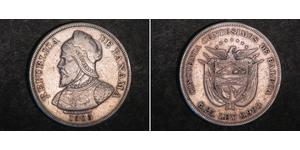 50 Centesimo Panama Argent Vasco Núñez de Balboa (1475 – 1519)
