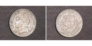 50 Centesimo Repubblica Dominicana Argento 