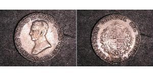 50 Centesimo Uruguay Argento José Gervasio Artigas