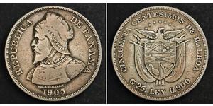 50 Centesimo Panamá Plata Vasco Núñez de Balboa (1475 – 1519)