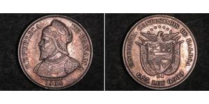 50 Centesimo Panamá Plata Vasco Núñez de Balboa (1475 – 1519)