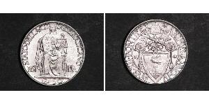 50 Centesimo Vatican (1926-) Plata 