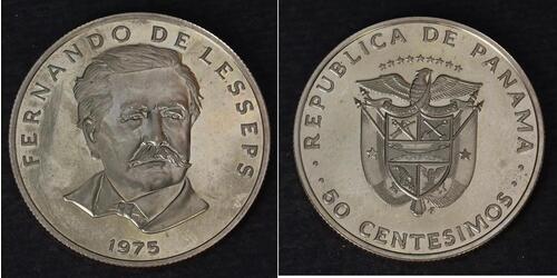 50 Centesimo Panamá Rame/Nichel Ferdinand de Lesseps(1805 – 1894)