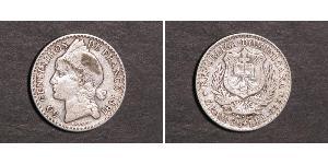 50 Centesimo Dominikanische Republik Silber 