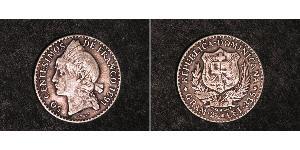 50 Centesimo Dominican Republic Silver 
