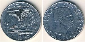 50 Centesimo Kingdom of Italy (1861-1946) Stahl 