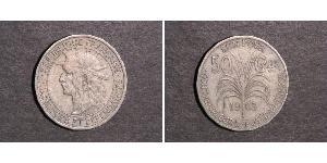 50 Centime France / Guadeloupe (1648 - ) Argent 