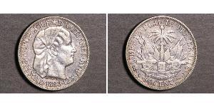 50 Centime Haïti (1804 - ) Argent 