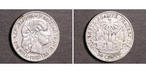 50 Centime Haïti (1804 - ) Argent 