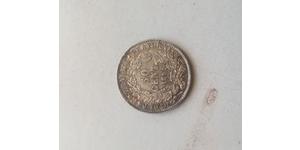 50 Centime Terza Repubblica francese (1870-1940)  Argento 