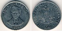 50 Centime Haiti (1804 - ) Nickel/Stahl 