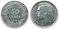 50 Centime Bélgica Plata 