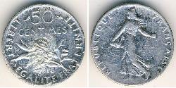50 Centime 法兰西第一共和国 (1792 - 1804) 銀 