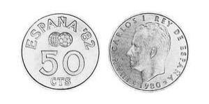 50 Centimo Reino de España (1976 - ) Aluminio Juan Carlos I (1938 - )