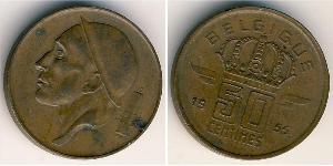 50 Centimo Belgium Bronze 