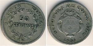 50 Centimo Costa Rica (1821 - ) Cuivre/Nickel 