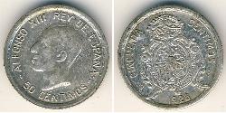 50 Centimo Kingdom of Spain (1874 - 1931) Silver Alfonso XIII of Spain (1886 - 1941)