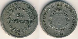 50 Centimo Costa Rica (1821 - ) 镍/銅 