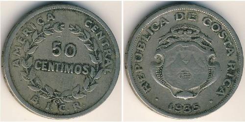 50 Centimo Costa Rica (1821 - ) 銅/镍 