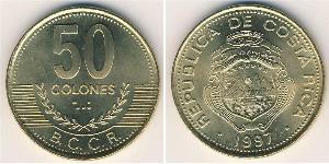 50 Colon Costa Rica (1821 - )  