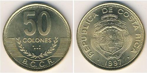 50 Colon Costa Rica (1821 - )  