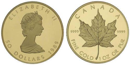 50 Dollar Canada Gold Elizabeth II (1926-2022)
