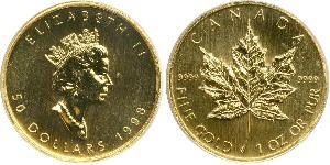 50 Dollar Kanada Gold Elizabeth II (1926-2022)