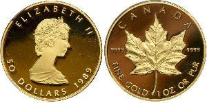 50 Dollar Kanada Gold Elizabeth II (1926-2022)