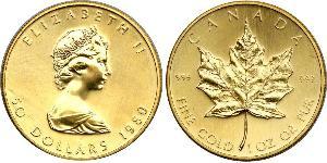 50 Dollar Kanada Gold Elizabeth II (1926-2022)