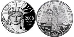 50 Dollar Vereinigten Staaten von Amerika (1776 - ) Platin 