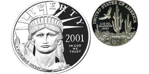 50 Dollar Vereinigten Staaten von Amerika (1776 - ) Platin 