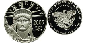 50 Dollar Vereinigten Staaten von Amerika (1776 - ) Platin 