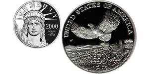 50 Dollar Vereinigten Staaten von Amerika (1776 - ) Platin 