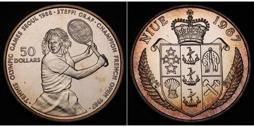 50 Dollar Niue (1974 - ) Silber 