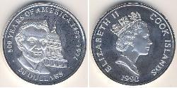 50 Dollar Cook Islands (1965 - ) Silver 