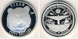 50 Dollar Marshall Islands (1979 - ) Silver 