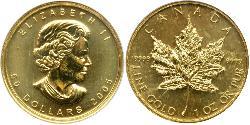50 Dollar 加拿大 金 伊丽莎白二世 (1926-2022)