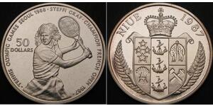 50 Dollaro Niue (1974 - ) Argento 