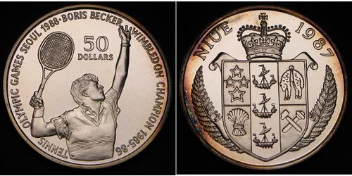 50 Dollaro Niue (1974 - ) Argento 