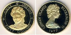 50 Dollaro Isole Cayman (1670 - ) Oro 