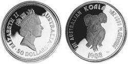 50 Dollaro Australia (1939 - ) Platino Elisabetta II (1926-2022)