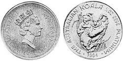 50 Dollaro Australia (1939 - ) Platino Elisabetta II (1926-2022)